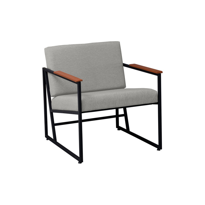 Fauteuil à oreilles, Mélange de polyester crème Nampreet