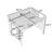 Metal Loft Bed with Guardrails, Ladder and Slats-1437149961