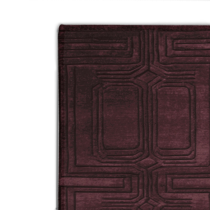 Tapis brun intérieur et extérieur Trellis, Rectangulaire 2 pi x 3 pi