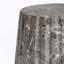 Table d'appoint d'extérieur sculptée Cleme, brun-807092696