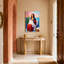 Tableau sur toile Mona Lisa sur les toilettes (lot de 1)-1343886967