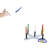 Rope Ring Toss Game - Wooden Ring Toss Game Set with 5 Rope Rings, Board with Push In Pegs, and Carrying Case - Easy to Set Up Outdoor Yard Games for Adults and Kids by Hey Play