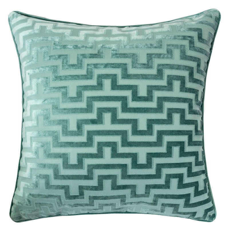 Square Pillow Cover & Insert, 20"H x 20"W, Square, Spa