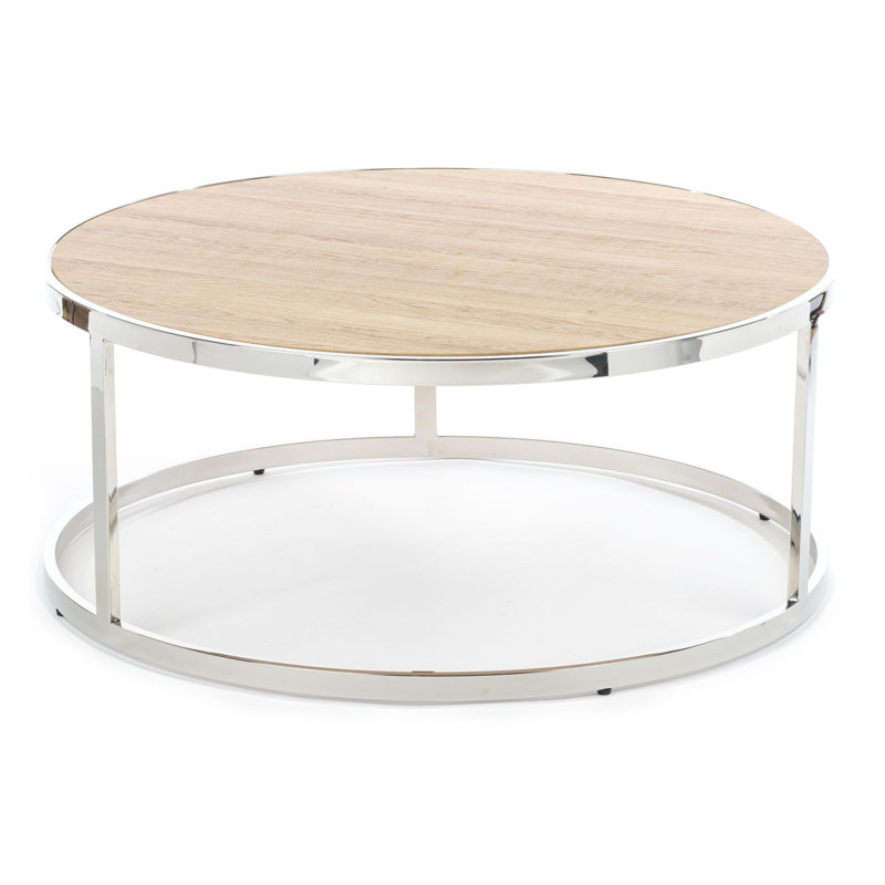 Delonta Floor Shelf Coffee Table with Storage