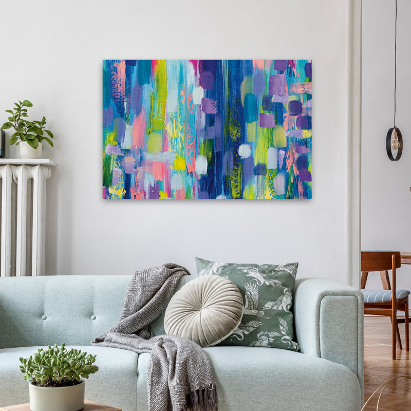 Abstract Brush Strokes - Radiance, 24" H x 36" W