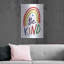 «Be Kind Rainbow» par Rachel Nieman, art mural en métal-294359462