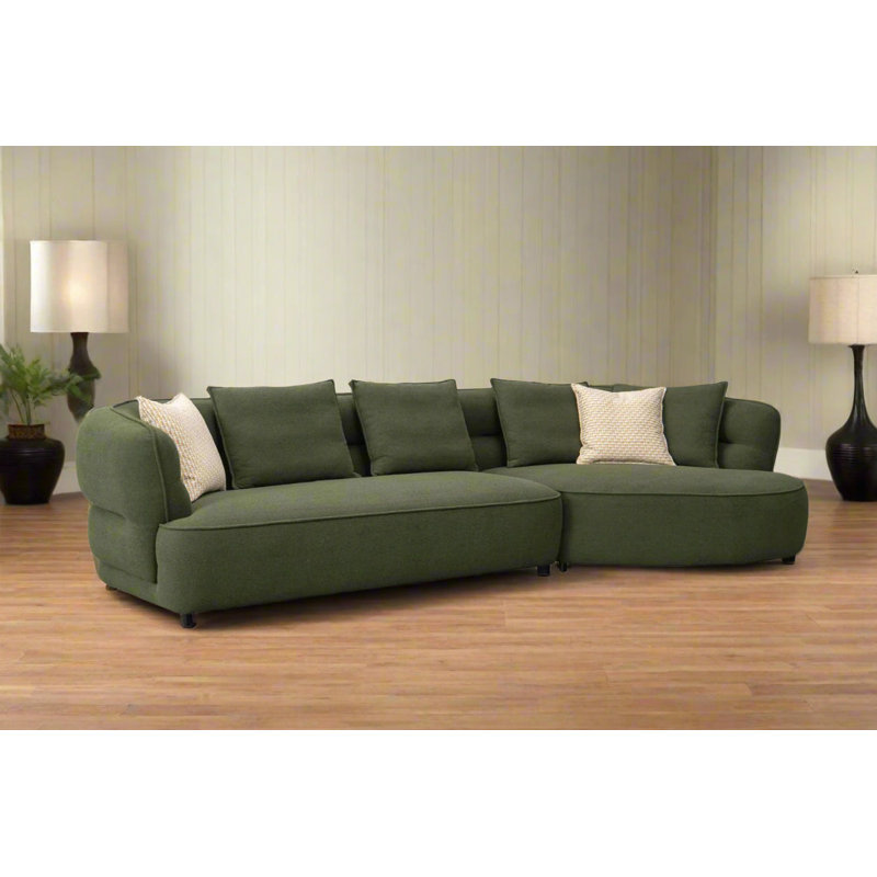 Canapé modulaire rembourré de la collection Aurora - 133 po