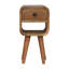 Gelsomina 20cm W Solid Wood Bedside Table-757026216