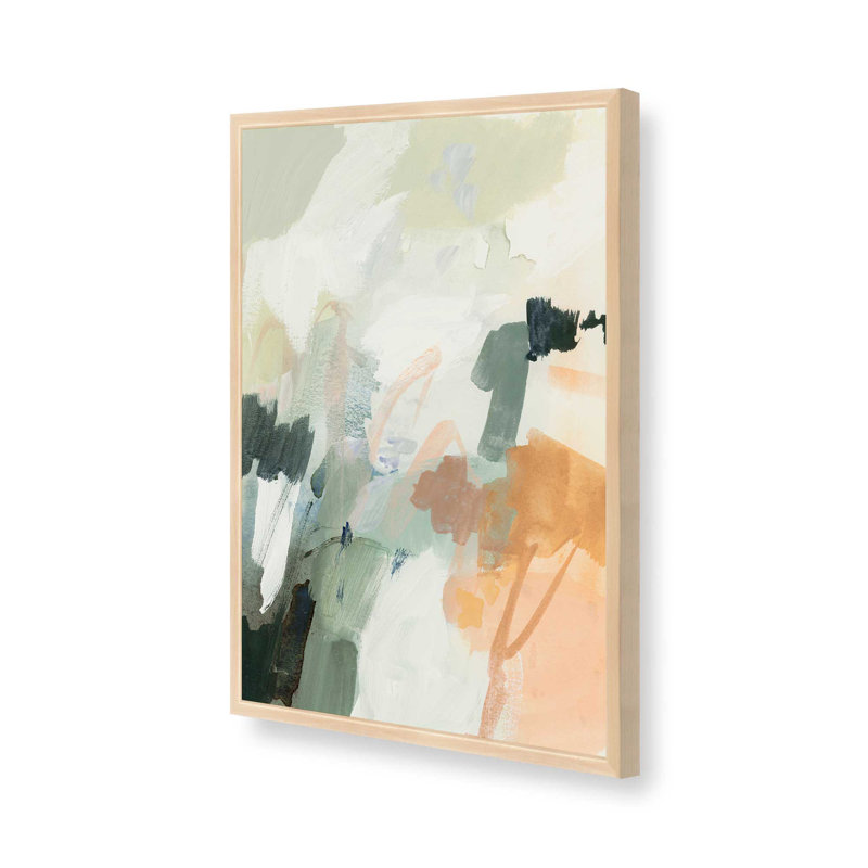 «Whispers of Nature II», reproduction, Cadre ouvert en érable brut, H 15 po x l 12 po