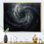 «Black Hole Quiet Quasar - Abstract Spirals», art mural sur toile_106164