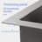 Undermount Kitchen Sink Single Bowl