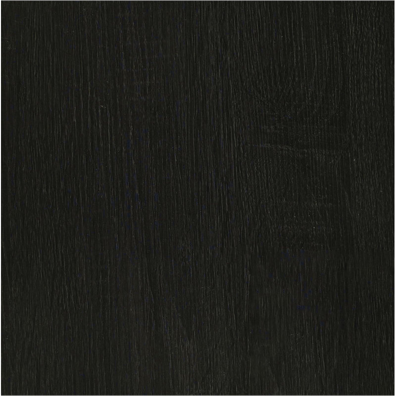 Table basse ronde gris foncé et nickel noir
