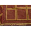 Tapis en laine rouge 4 pi 10 po x 6 pi 5 po one-of-kind à la main noué la new age Nash