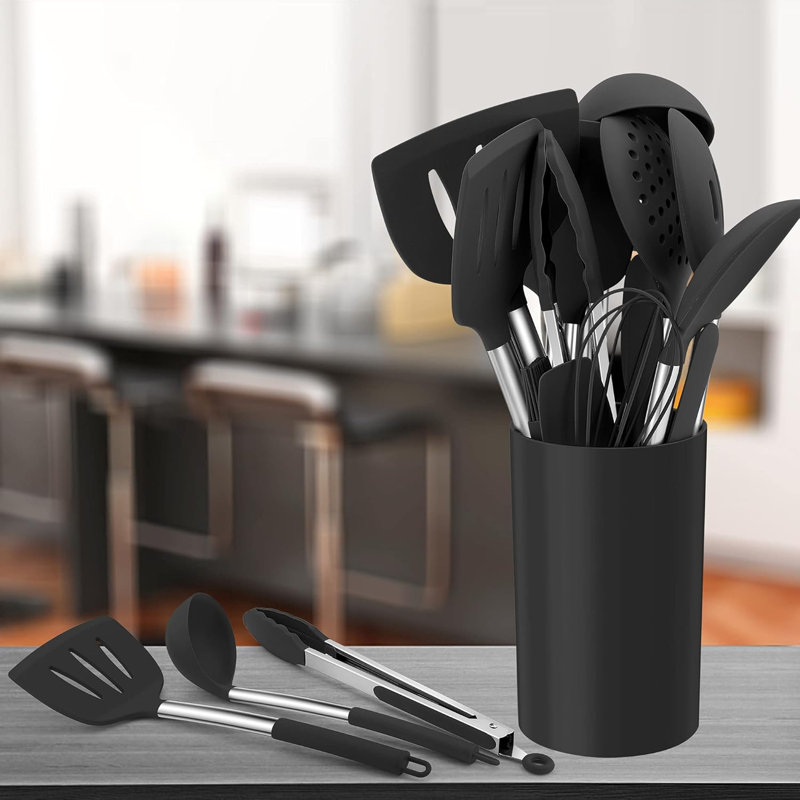 LIFEWITA 25 Utensil Set, Black