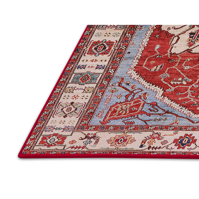 Tapis oriental beige / rouge, Rectangle 8 pi x 12 pi