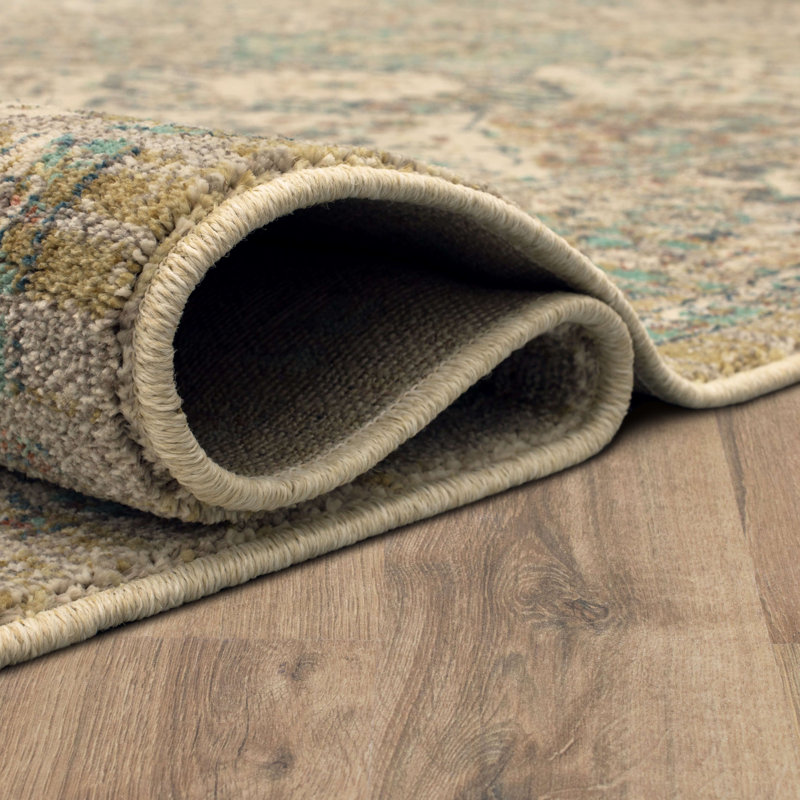 Eco-Friendly Hartwell Blue Synthetic 2' x 3' Area Rug