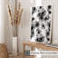Impression florale moderne noir et blanc-1000934191
