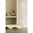 Deniz 35 in. x 79 in. Natural Stone Scallop Framed Mirror