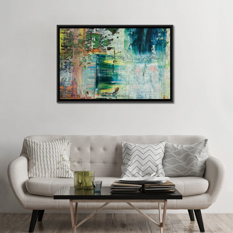 «John Cougar», reproduction sur toile, H 40 po x l 60 po x P 1,5 po, Toile avec cadre flottant noir, Pas de tapis
