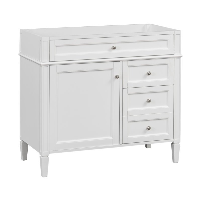 Bathroom Vanity without Top Sink, White