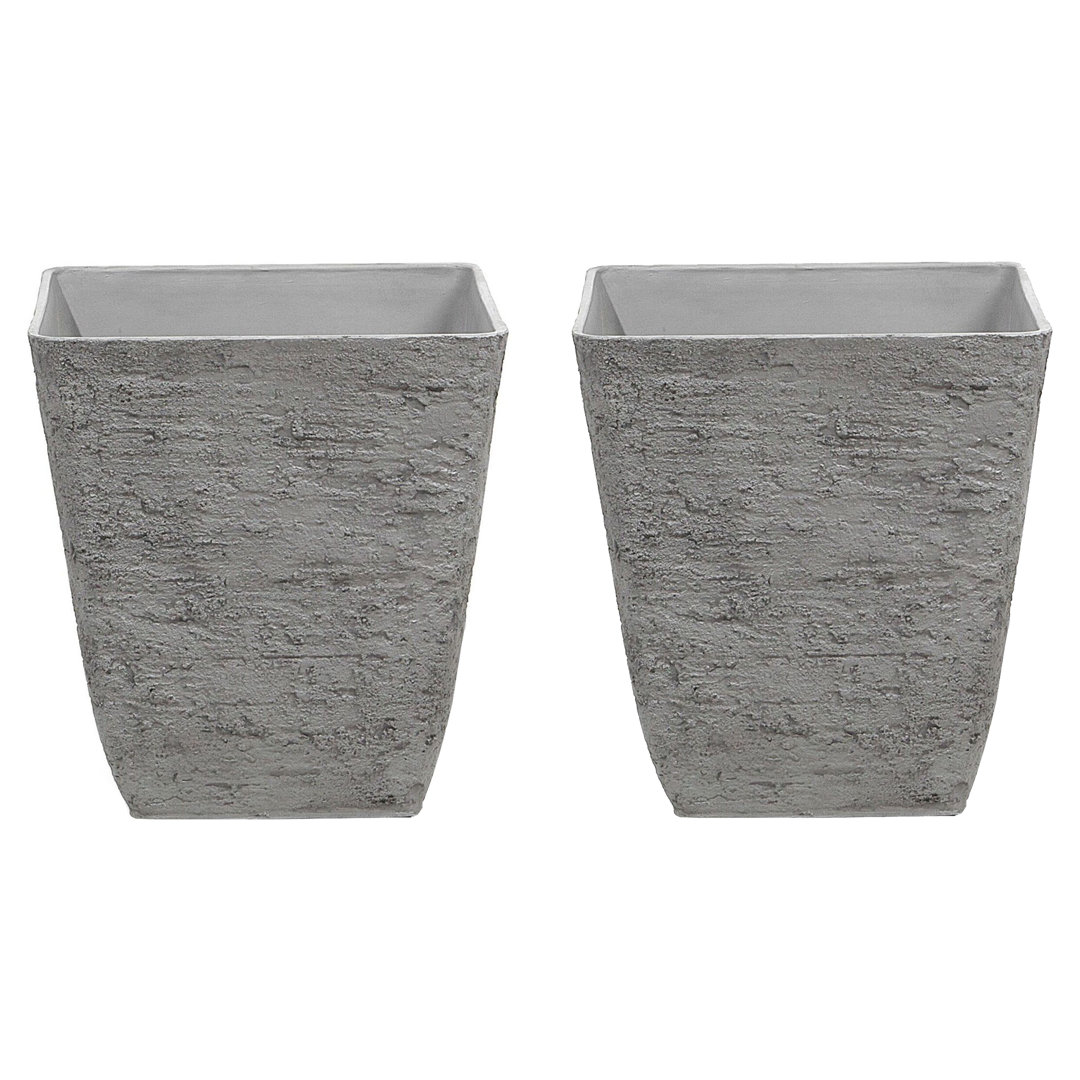 Set of 2 plant pots