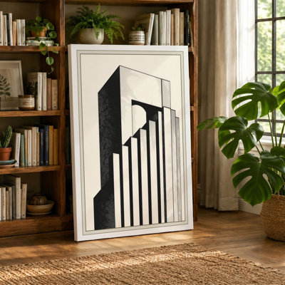 Modernist Corner Industrial - Wrapped Canvas