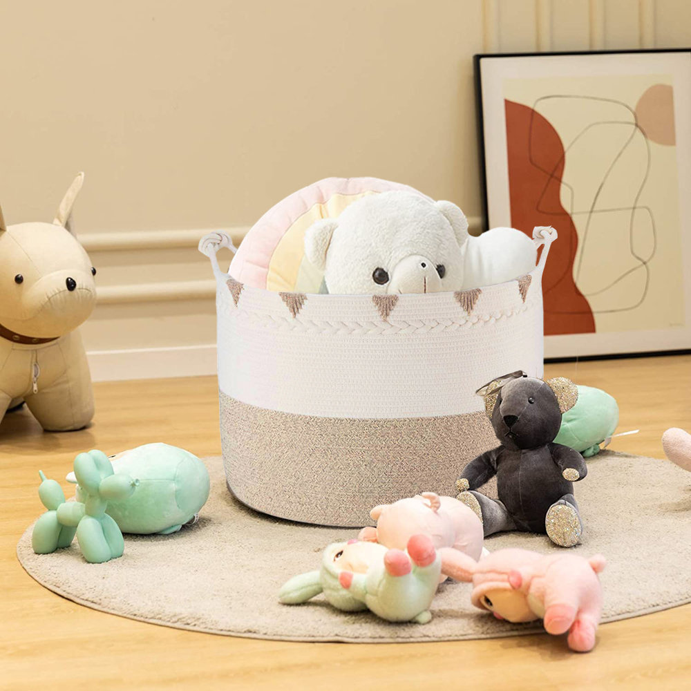 Highland Dunes Fabric Decorative Bin Highland Dunes