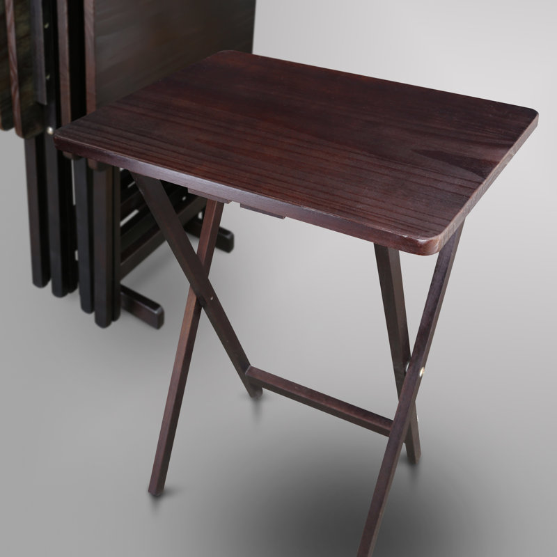 Mischa Tray Table Set, Espresso
