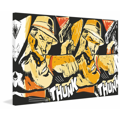 Thunk - Wrapped Canvas Print