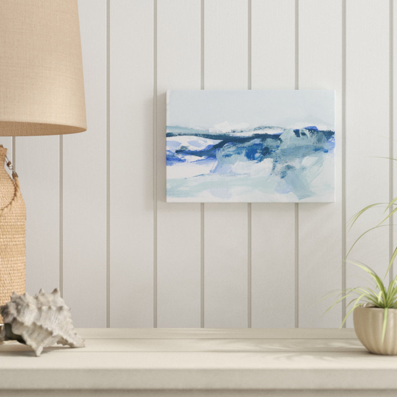 Coastal II by Christina Long - Painting, Wrapped Canvas, 20cm H x 30cm W