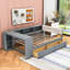 Lit de jour Peeples avec tablettes et tiroirs de rangement intégrés et ports USB-457720575-457720568