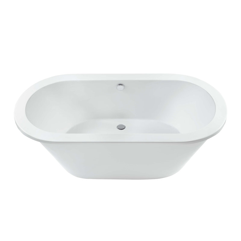 New Yorker 6 Freestanding Soaker Tub, White