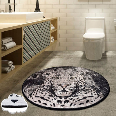Fiorenza Washable Area Rug – Soft Non-slip Carpet For Living Room, Bathroom & Kitchen Decor 