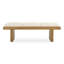 Banc de rembourrage blanc Uttermost Haden
