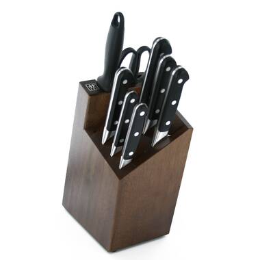 Gude Magnetic Knife Block, Black Beechwood