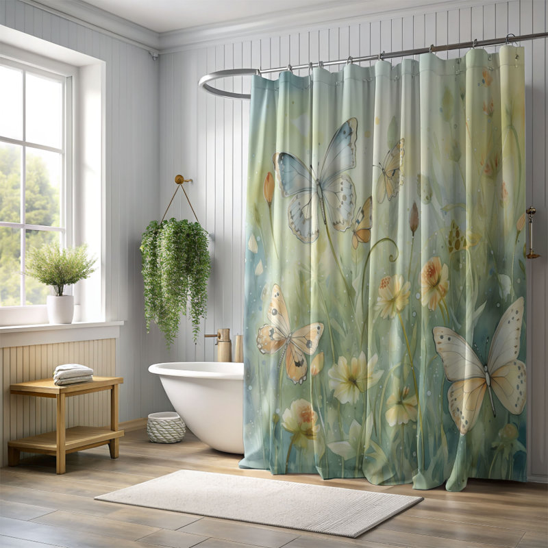 Kuhlmann, H 74 po x l 71 po, Vert / beige / blanc cassé