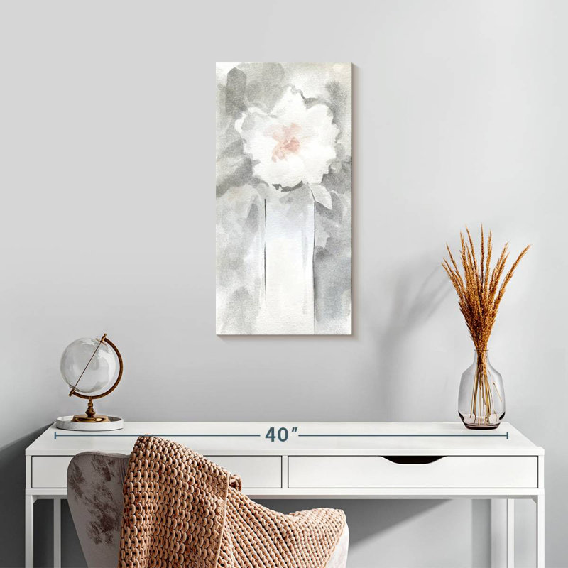 Avery Silver Blush II, H 24 po x l 12 po