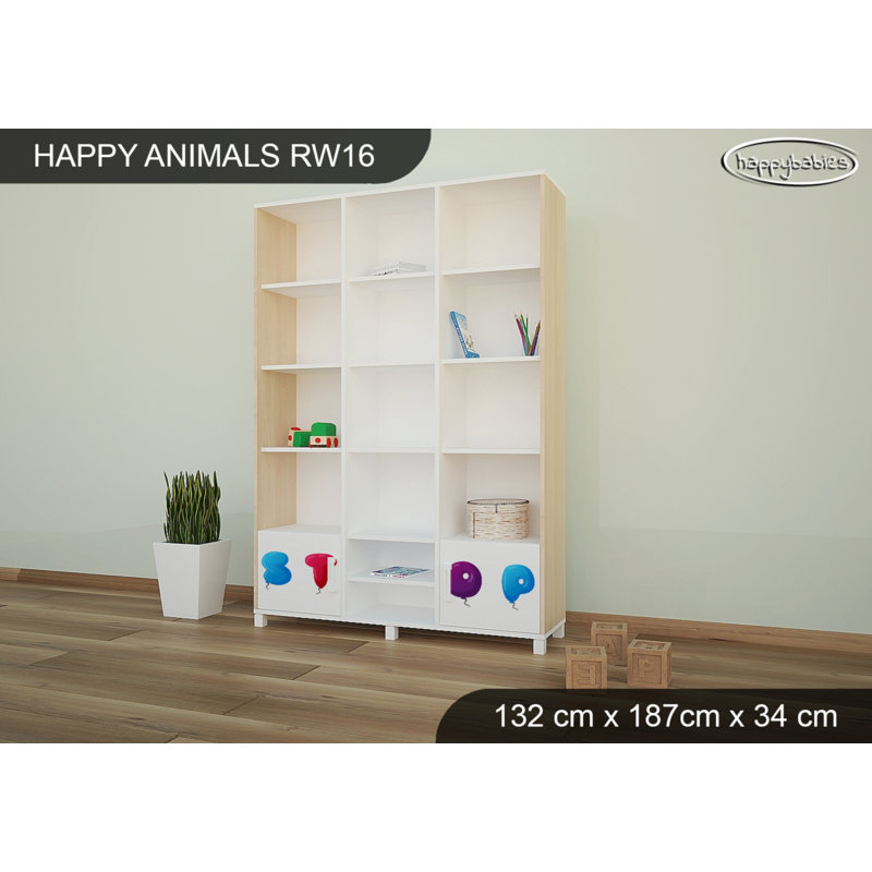 187cm H X 132cm W Kids Bookcase, Light Pear