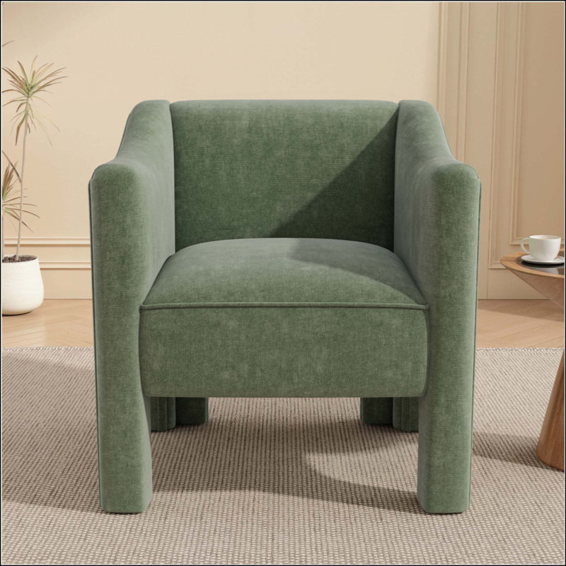 Fauteuil rembourré Modern, Vert