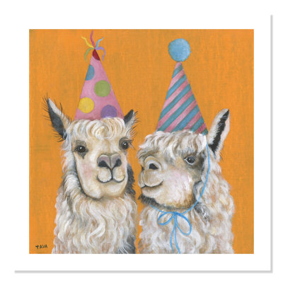 «Rolled Llama Party», impression sur papier
