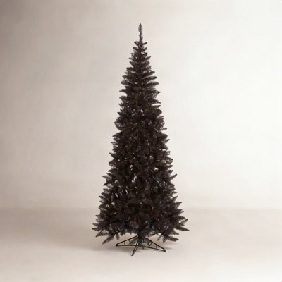 Slaytonville Black Fir Slim Artificial Christmas Tree