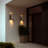 Modern Black Linear LED Outdoor Wall Light