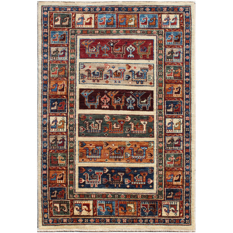 Allanna Oriental Hand Woven 79cm X 120cm Area Rug