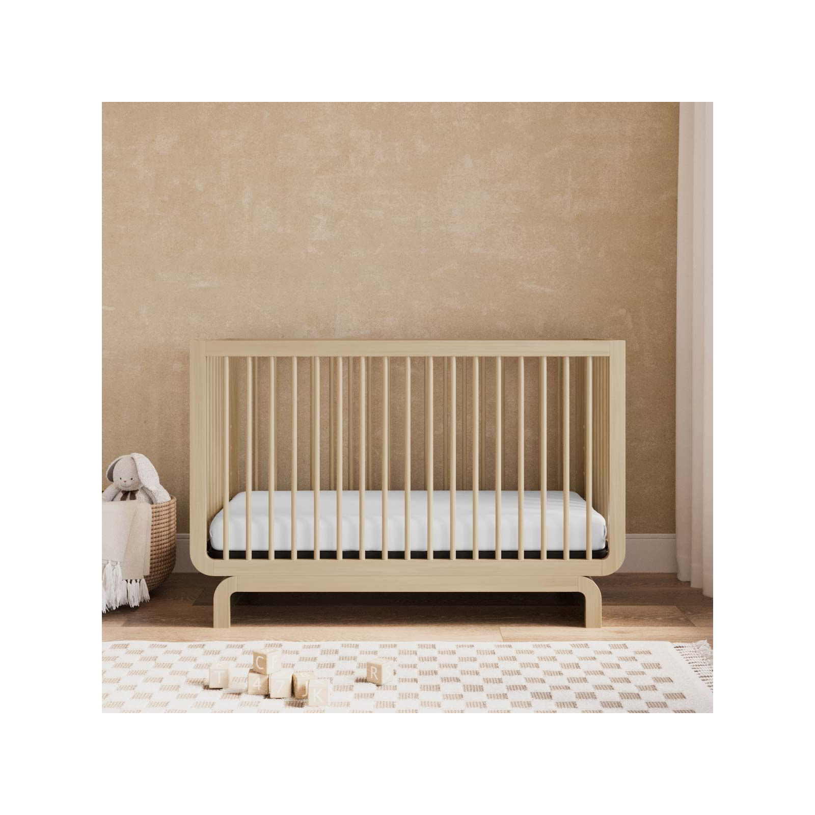 Santorini 5-In-1 Convertible Crib, Driftwood, Crib