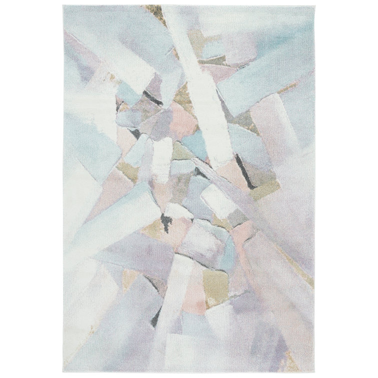 Germari 6937 Area Rug In Blue / Pink
