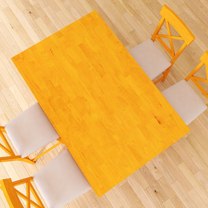 Ensemble de table de salle à manger 60 pièces 5 pièces avec tablettes de rangement à 3 niveaux et 4 chaises rembourrées Farmhouse