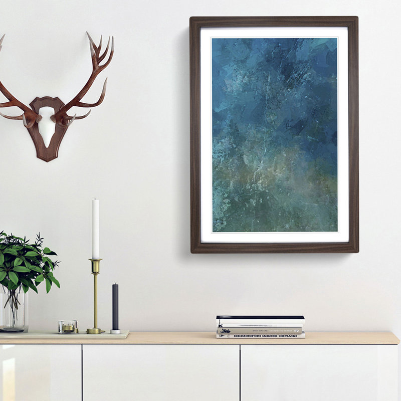 A Daydream in Abstract - Framed Print, Walnut Framed, 33cm H x 24cm W x 2cm D