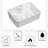 Ceramic Rectangular Vessel Bathroom Sink