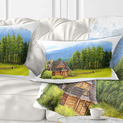 Coussin réversible Landscape