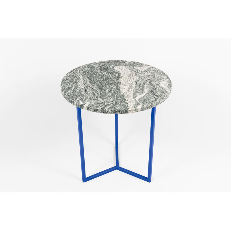 Aeesha Frame End Table, Blue